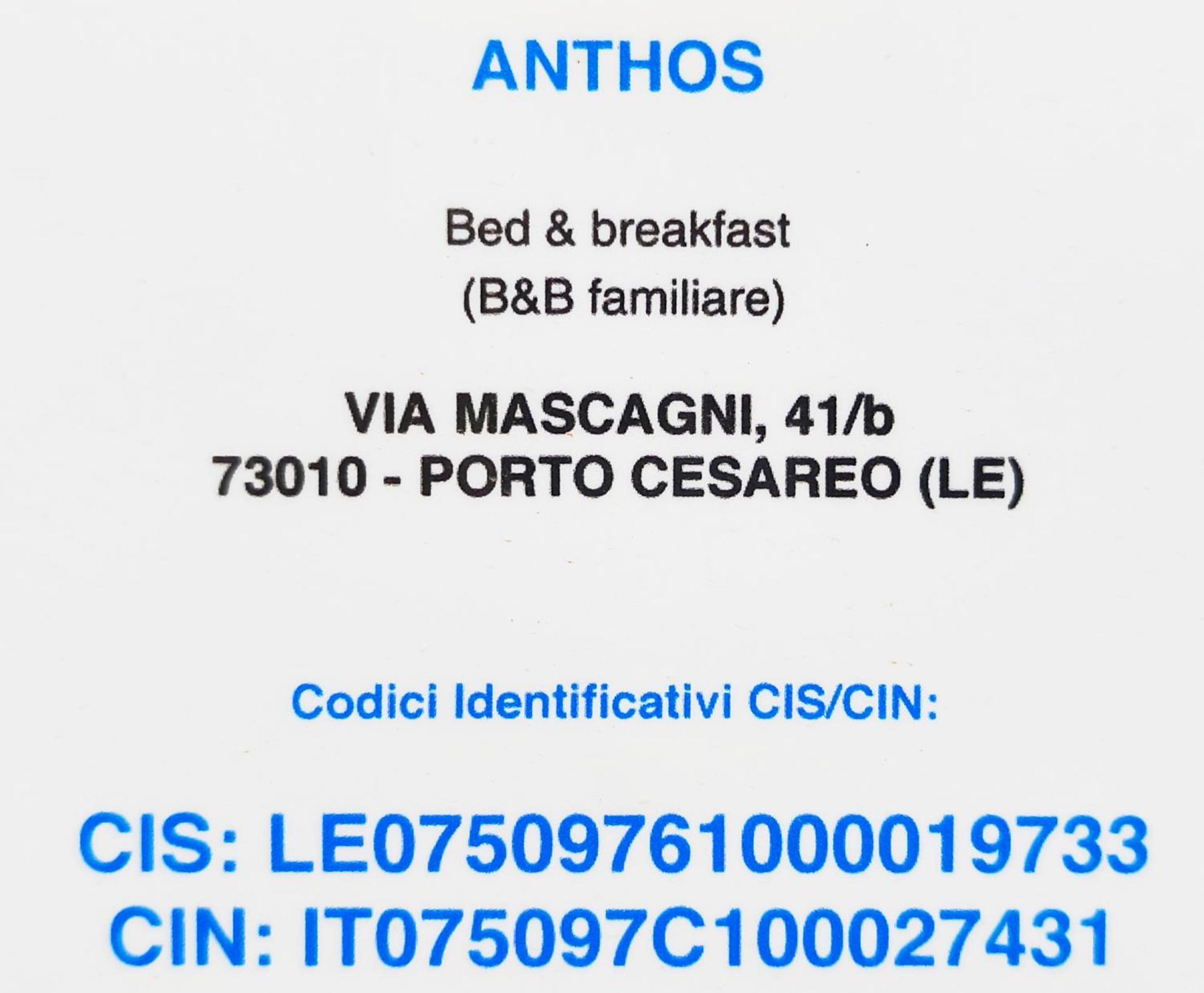 Bed Anthos Porto Cesareo Bed and Breakfast Exteriör bild